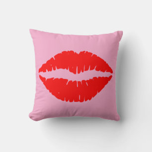 RED KISS LIPS PILLOWS KISSEN
