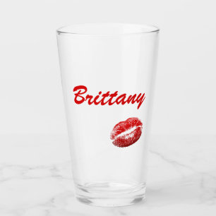 Red Kisses Glas