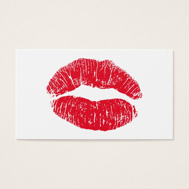 Red Kissing Lips (Vorderseite)