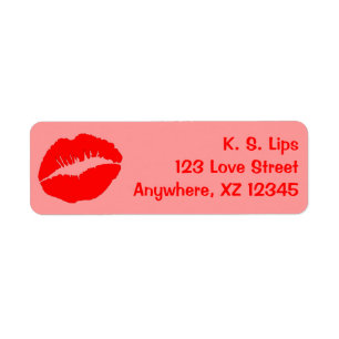 Red Kissy Lips