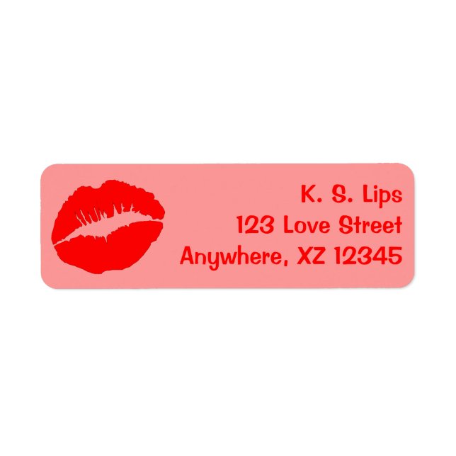Red Kissy Lips (Vorne)