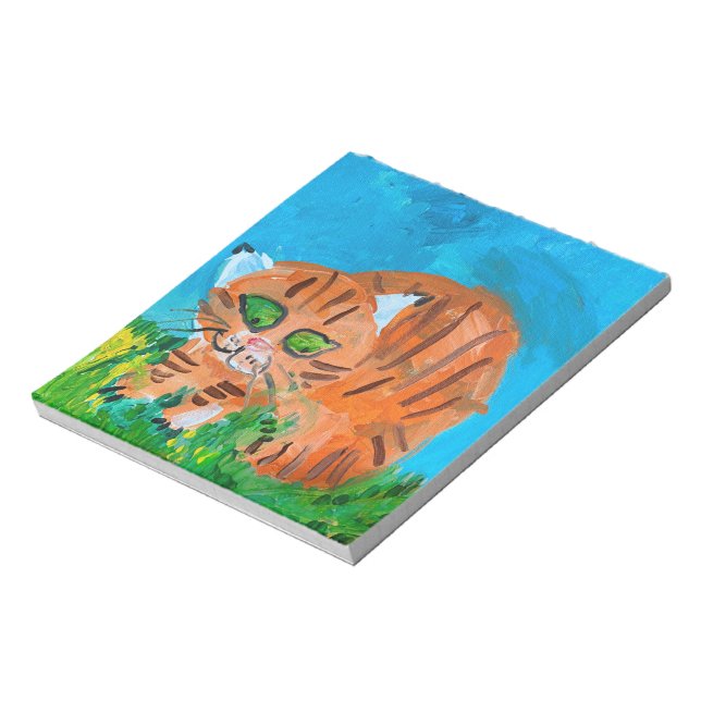 Red Kitten Notizblock (Rotiert)