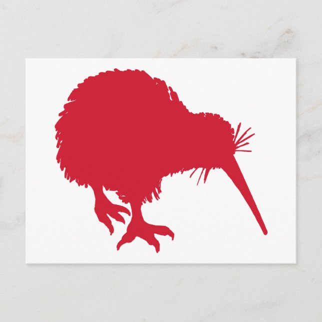Red Kiwi Postkarte (Vorderseite)