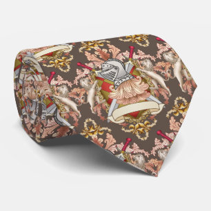 Red Knight Familienwappen Krawatte