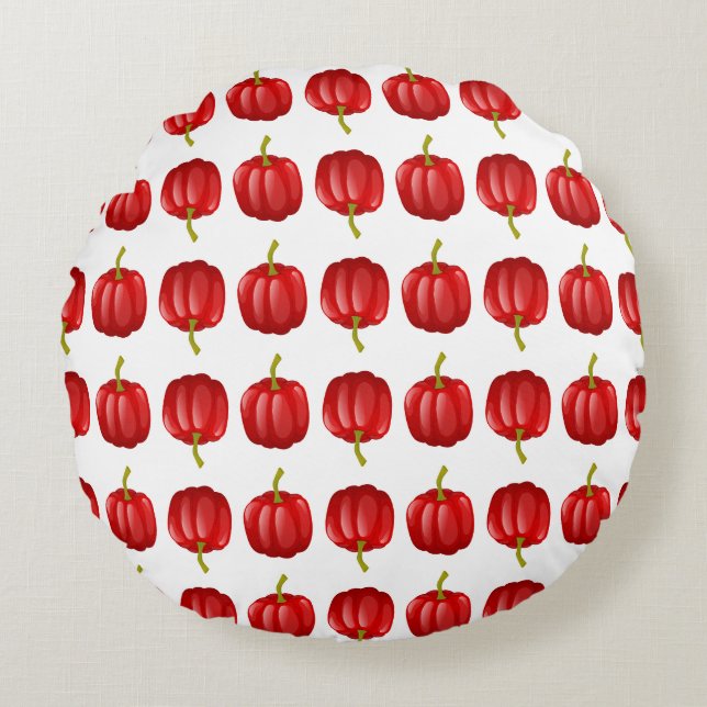 Red Knight Rundes Kissen (Vorderseite)