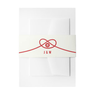 Red Knot Gewerkschaft Double Happiness Chinesische Einladungsbanderole