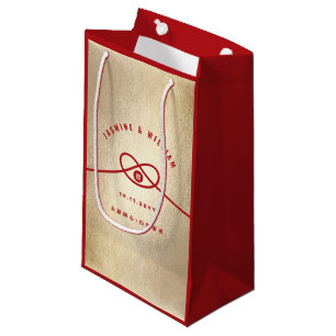 Red Knot Gewerkschaft Double Happiness Chinesische Kleine Geschenktüte