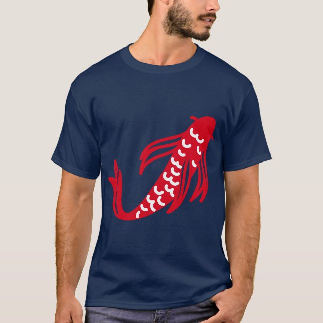 Red Koi Fish T-Shirt (Vorderseite)