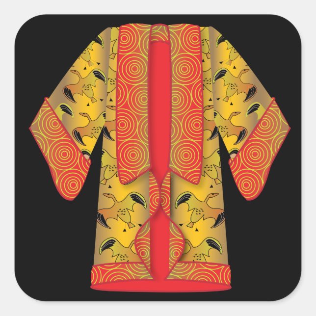 Red Komono Sticker (Vorderseite)