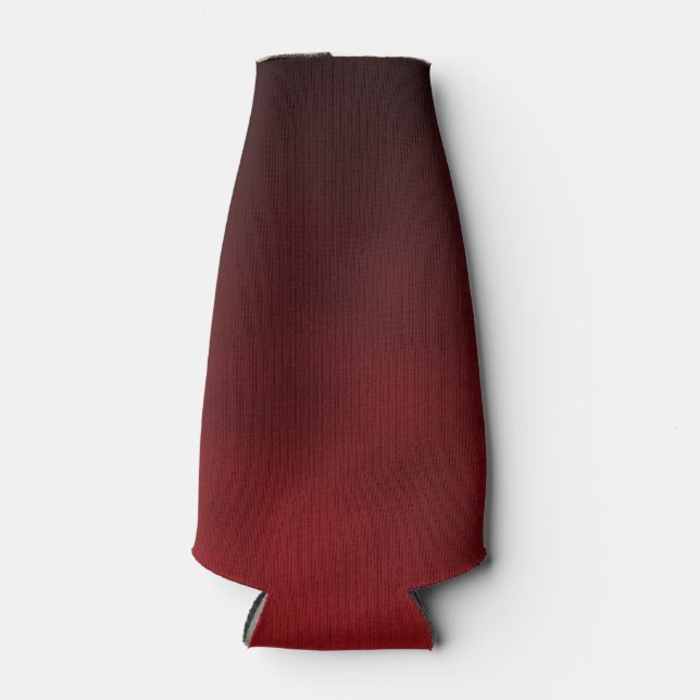 Red Künstlerisch Gothic Ombre Flaschenkühler (Vorderseite)