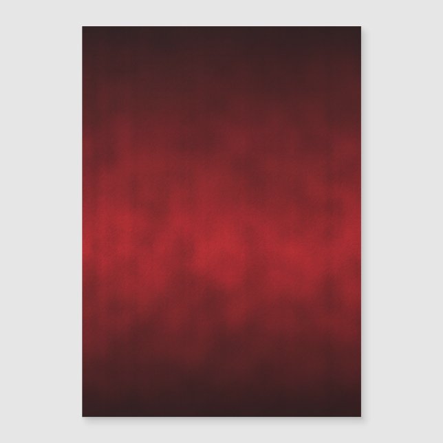 Red Künstlerisch Gothic Ombre Magnetkarte (Vorderseite)