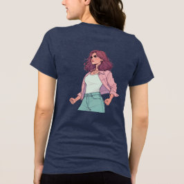 RED LA CHICA BRAVA T - SHIRT - FIERCE LATINA ZURÜC