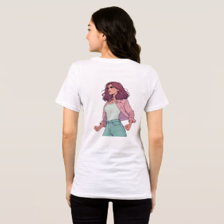 RED LA CHICA BRAVA T - SHIRT - FIERCE LATINA ZURÜC