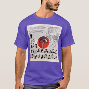 Red Label Hund and Record Player Große Künstler T-Shirt
