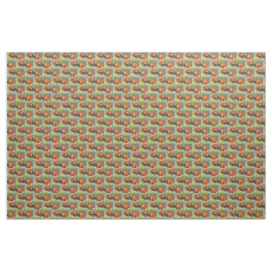 Red Lady Bugs Fabric Stoff