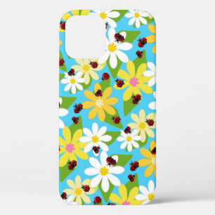 Red Ladybug Käfer Insekt Lover Black Hearts Case-Mate iPhone Hülle