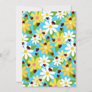 Red Ladybug Käfer Insekt Lover Black Hearts Einladung