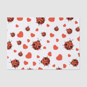 Red Ladybug Tissue Paper Seidenpapier
