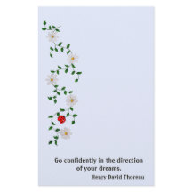 Red Ladybug, White Daisies, Förderung