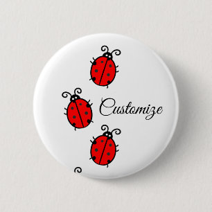 Red Ladybugs Crawling Thunder_Cove Button