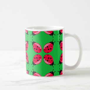 Red Ladybugs Tasse