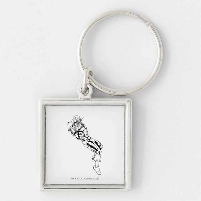 Red Lantern Corps - Rage Leaning 3 Schlüsselanhänger (Vorne)