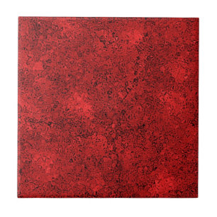 Red Lava Rock Texture Fliese
