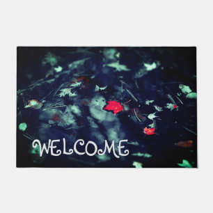 Red Leaf Welcome Mat Fußmatte