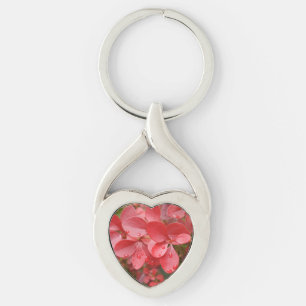 Red Leafs Heart Keychain Schlüsselanhänger