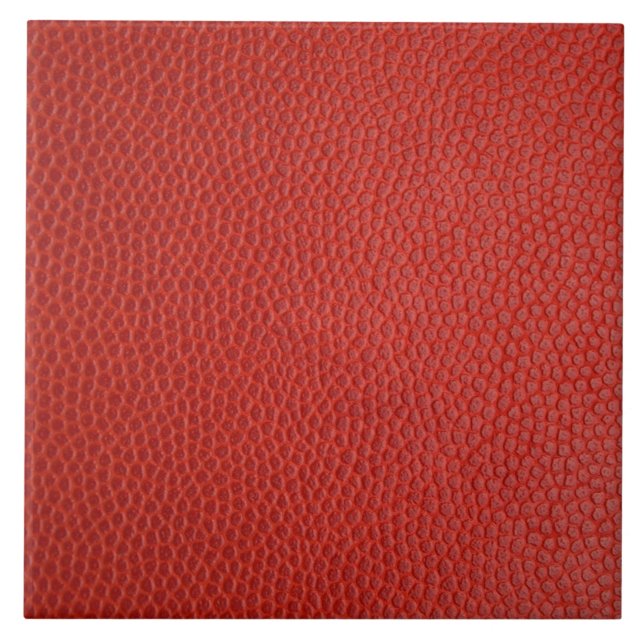 Red Leather Texture Fliese (Vorderseite)