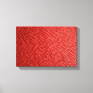Red Leather Texture Leinwanddruck
