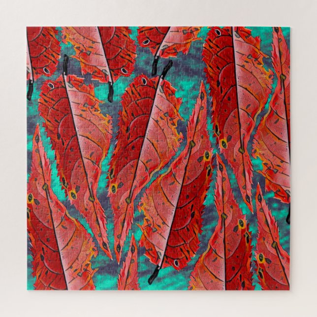 Red Leaves Puzzle (Vertikal)