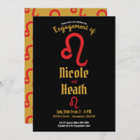 Red LEO Zodiac Astrologie Juli August Verlobung