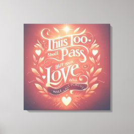 Red Liebe AI Art Leinwanddruck