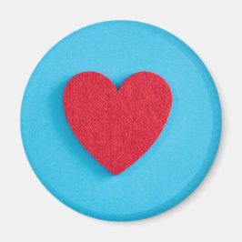 Red Liebe Heart Magnet