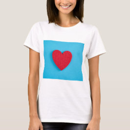 Red Liebe Heart T-Shirt