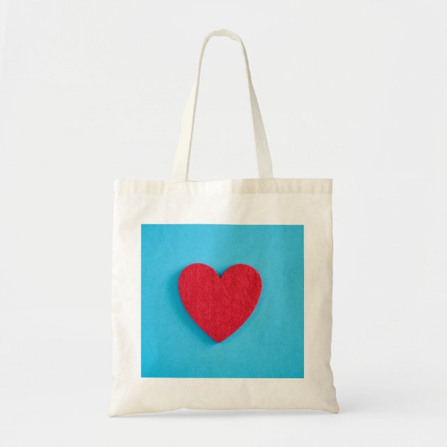 Red Liebe Heart Tragetasche (Vorne)
