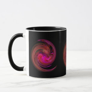 RED LIGHT VORTEX Black Tasse