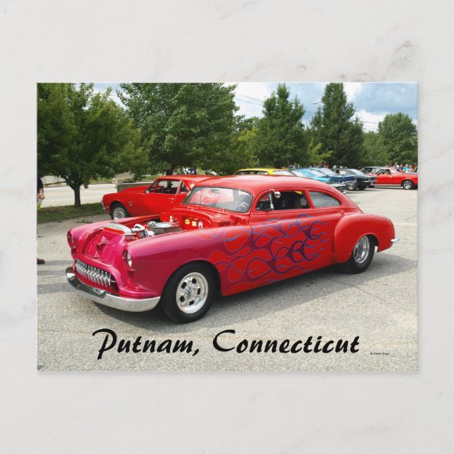 Red Lighting Postkarte (Vorderseite)