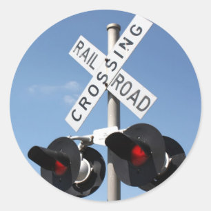 Red Lights Runder Aufkleber