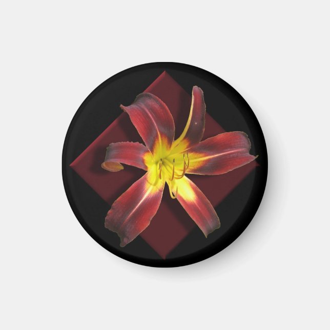 Red Lily Magnet (Vorne)