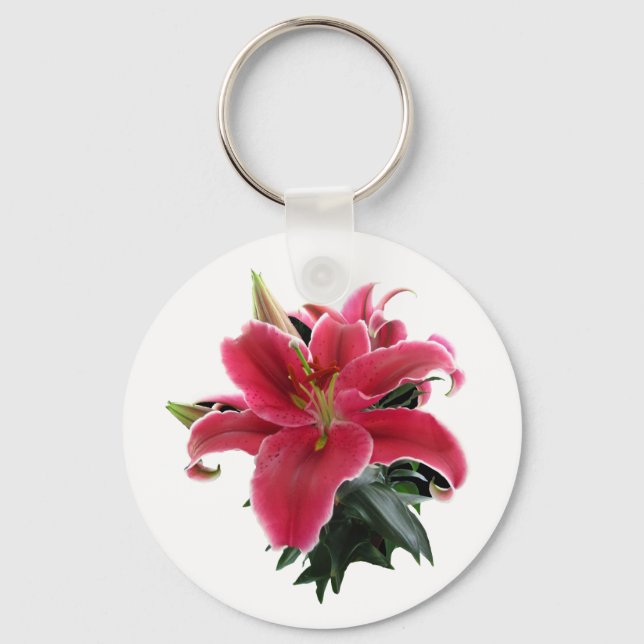 RED LILY-SCHLÜSSELANHÄNGER SCHLÜSSELANHÄNGER (Vorderseite)