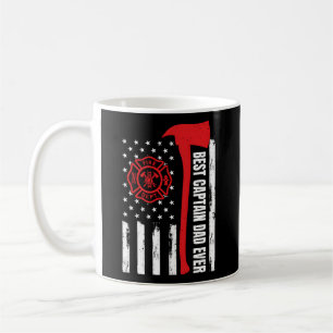 Red Line American Flag Vater Feuerwehrmann Feuerwe Kaffeetasse