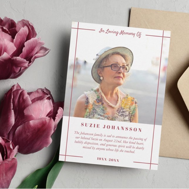 Red Lines in Love Memory Foto Ankündigung (Von Creator hochgeladen)