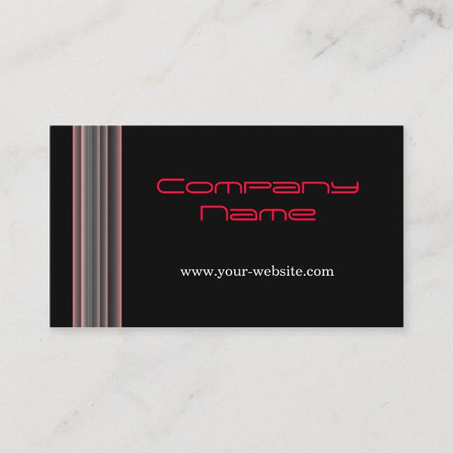 Red Lines Visitenkarte (Vorderseite)