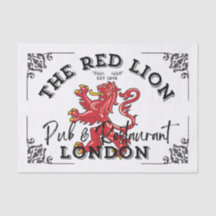 Red Lion - Pub Sign