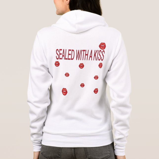 red lips hoodie (Rückseite)