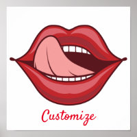 Red Lips Open Mouth Thunder_Cove