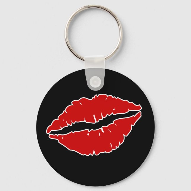 Red Lips Schlüsselanhänger (Vorderseite)
