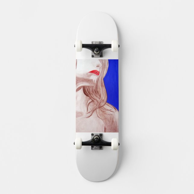 ~Red Lips~ SKATE DECK, KÜMMERN SIE ES! Skateboard (Vorderseite)